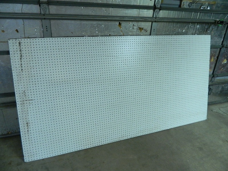 lot 42 image: 4 x 8 Sheet of Peg Board