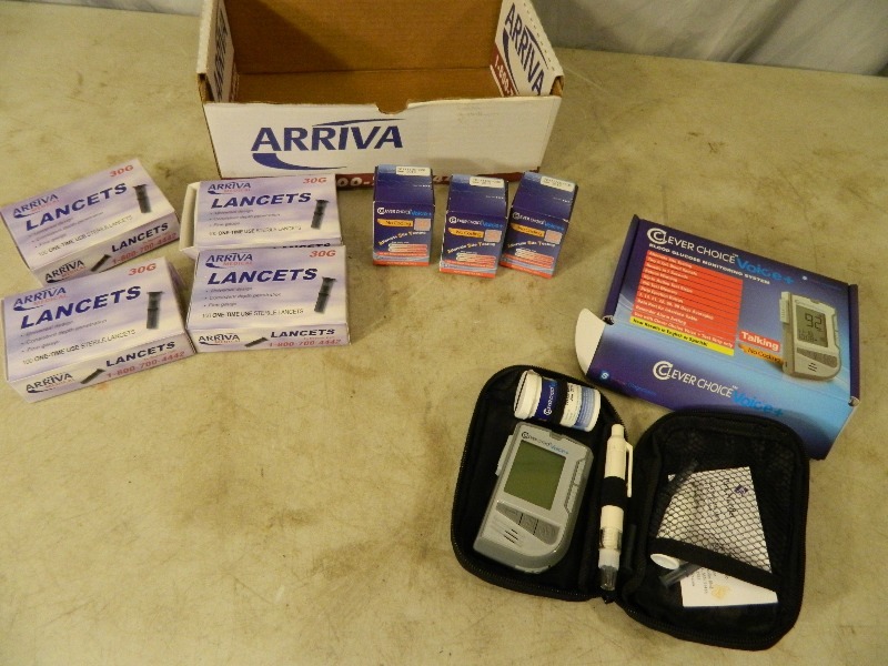 lot 184 image: Blood Glucose Monitor and Accessories
