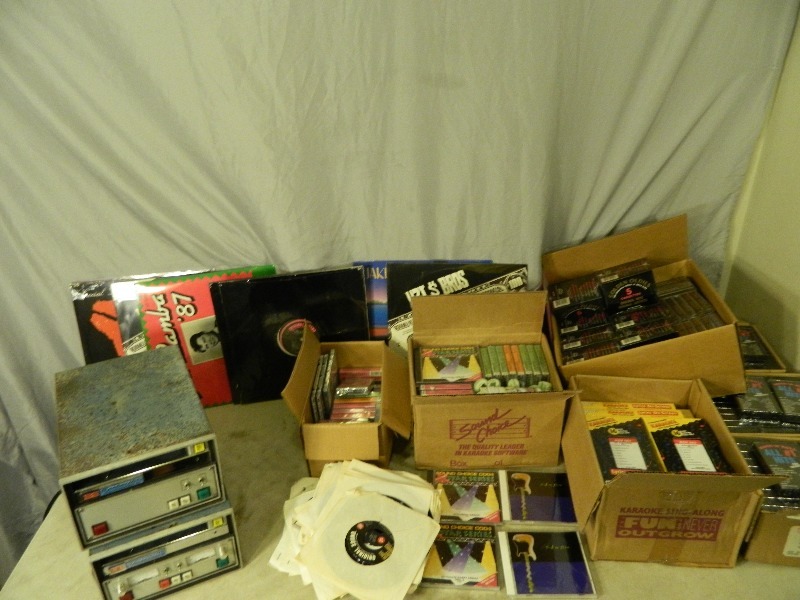 lot 196 image: Assorted Electronics, Karaoke Items, and More