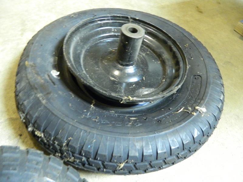lot 102 image: Wheelbarrow Tire and Others