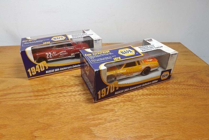 lot 9 image: 2 NIB Action NAPA 50th Anniversary 124 Scale Diecast Cars