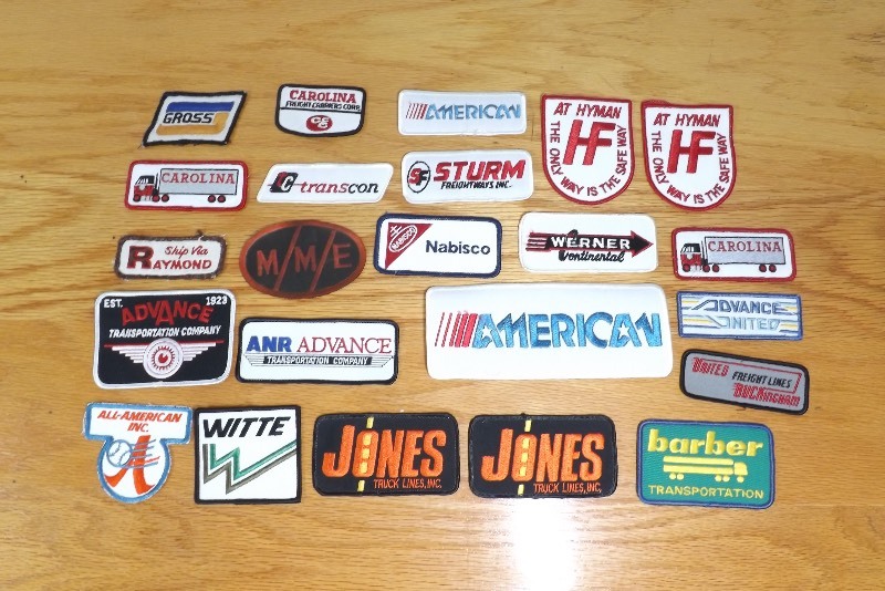 lot 27 image: Lot of Vintage Trucking Patches