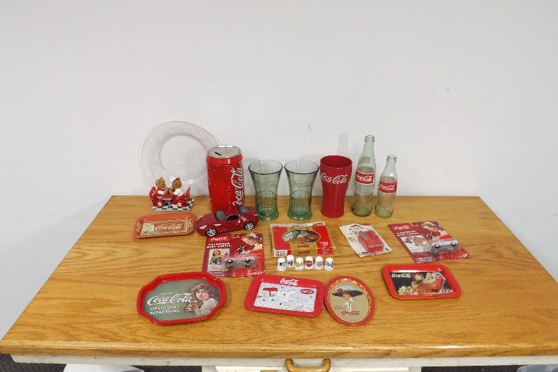 lot 38 image: Lot of Coca-Cola Coke Collectibles