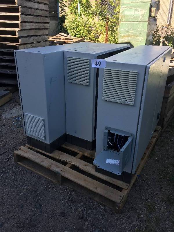 Pallet of electrical boxes