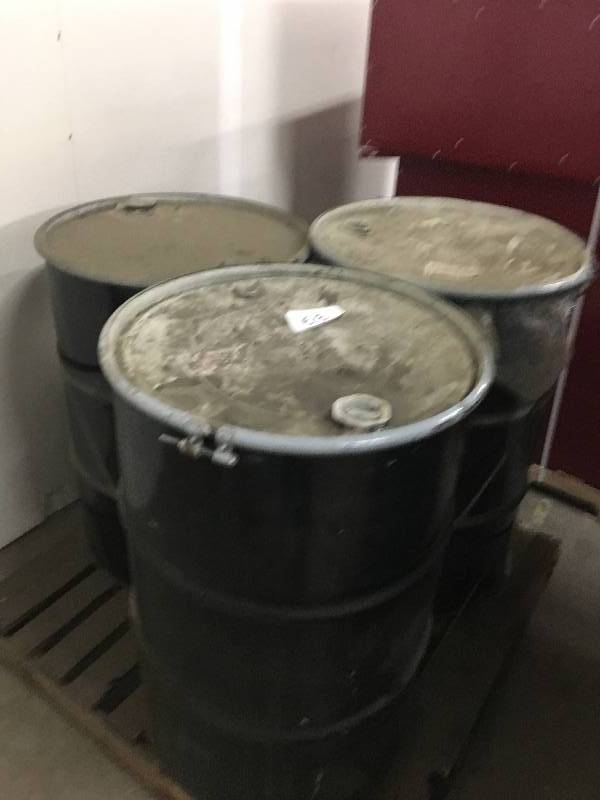 3 barrels of adhesive