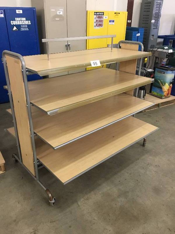 Retail display rack  cart