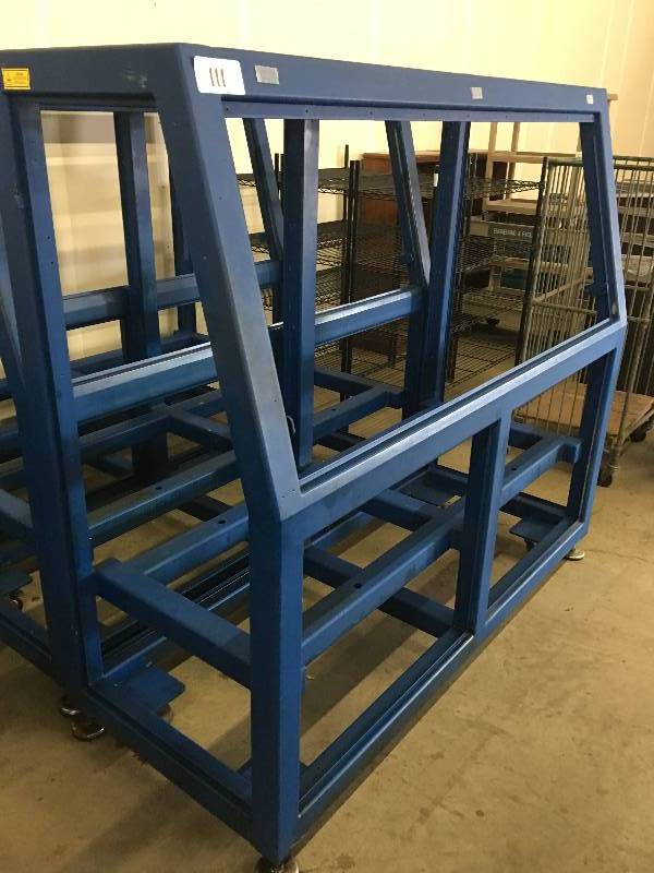 Large machine frame