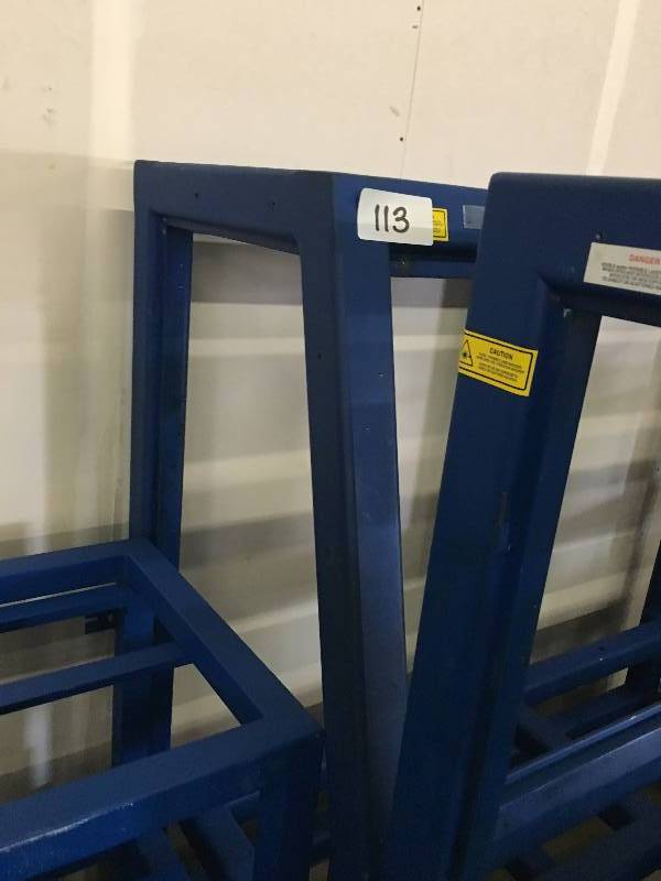 Large machine frame