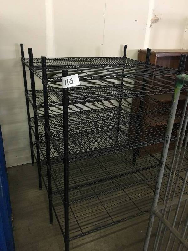 Lot of 3 wire shelves