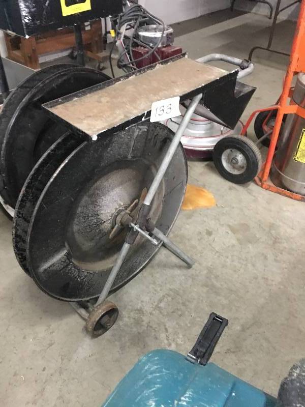 Metal banding cart