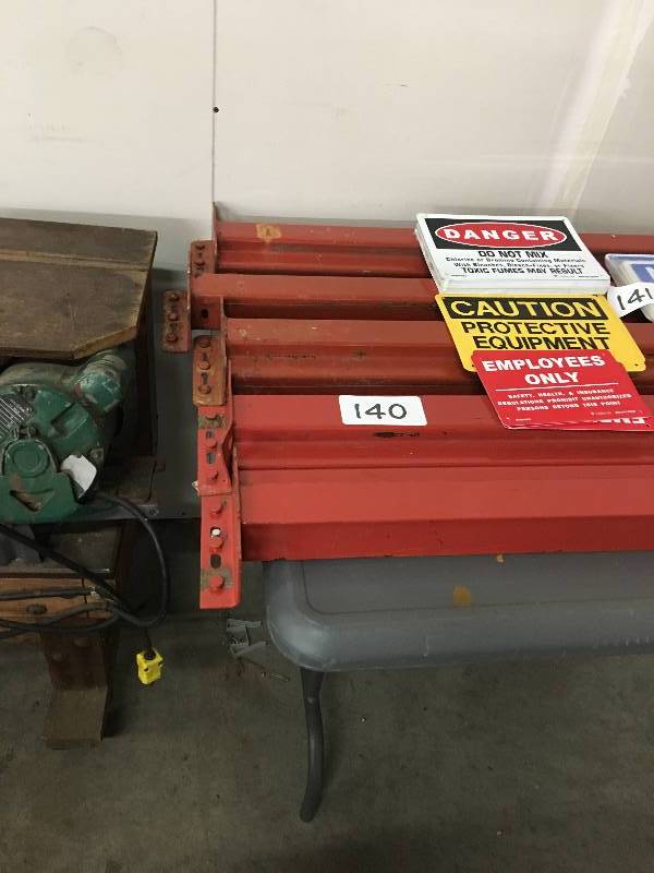 Lot of pallet racking beams