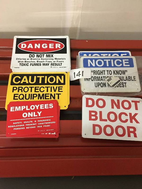 Lot of misc. signage