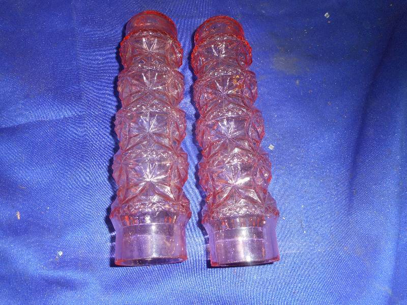 lot 109 image: PINK DEPRESSION BULB COVERS