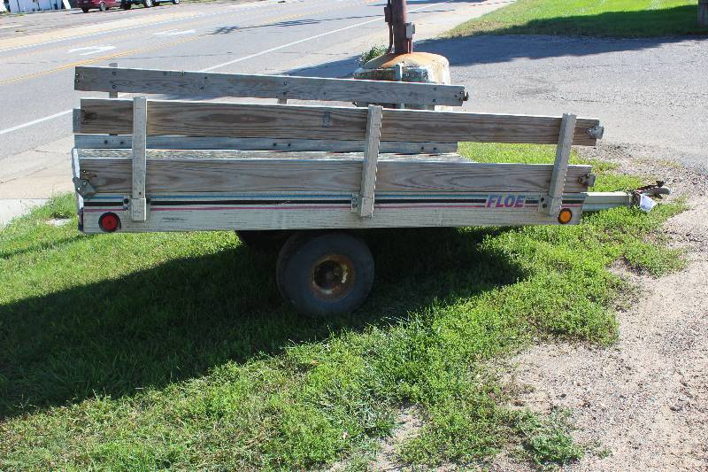 1996 Floe Snowmobile Single Axle Trailer Lake Rental Equipment Surplus Sale KBID