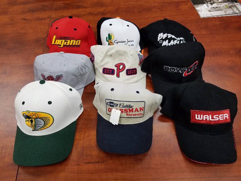 lot 10 image: Brand New 9 Verity Logo Hats