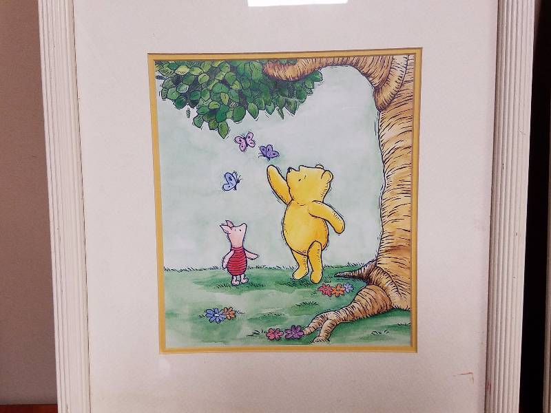 lot 27 image: Winnie the Pooh Wall Art