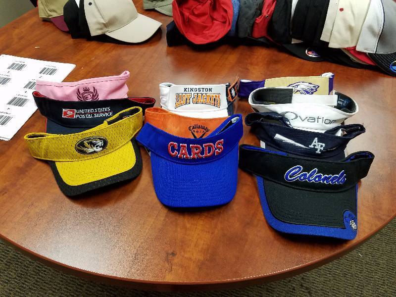 lot 1 image: Logo Visor Hats