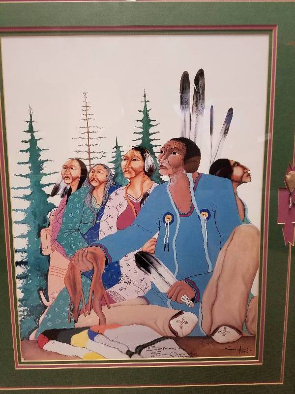 lot 39 image: Original Classic Indian Art work by Ettore De Grazia