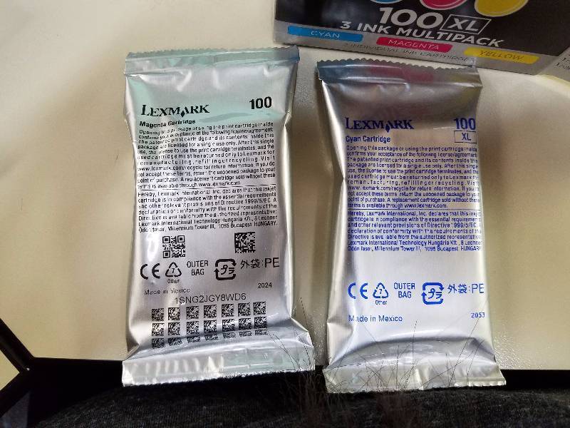 lot 49 image: Lexmark 100 XL