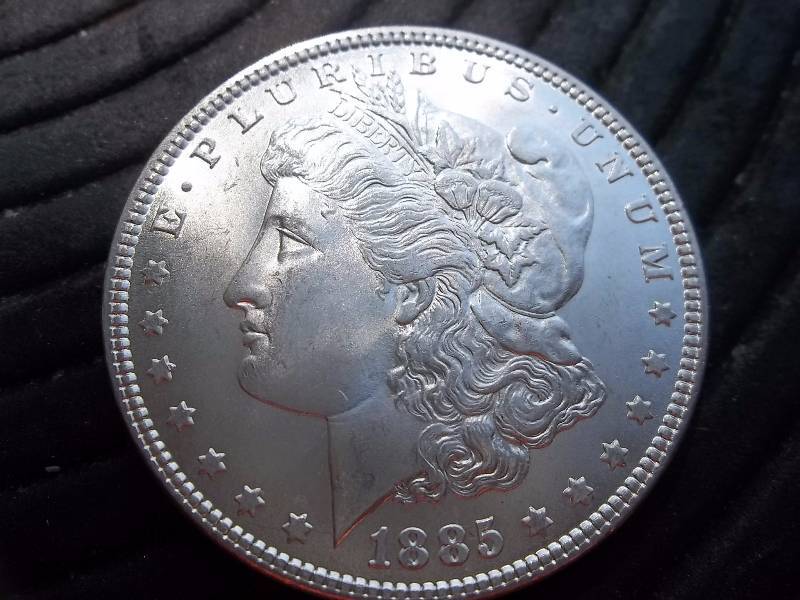 1885 Morgan Silver Dollar AU-BU