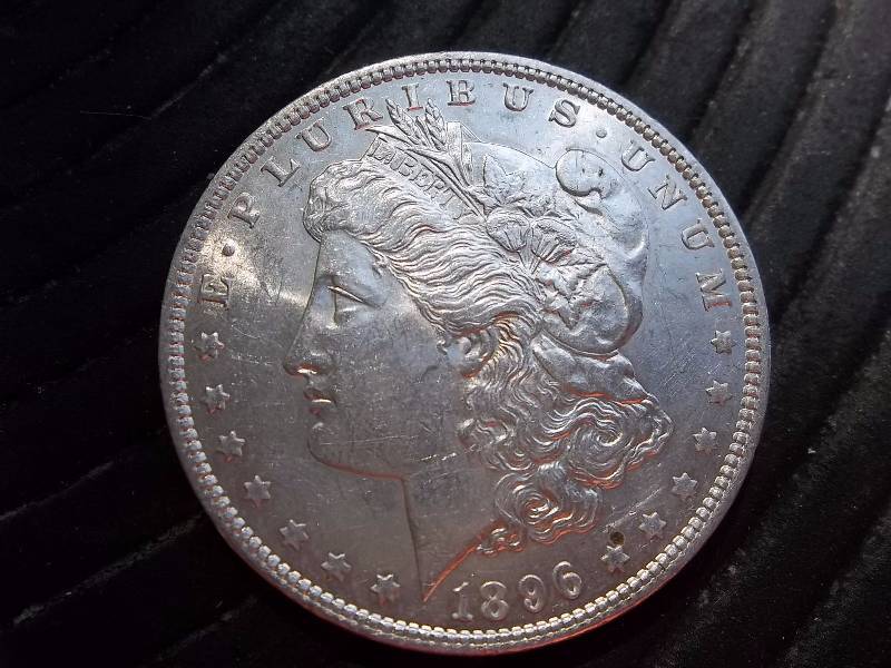 1896 Morgan Silver Dollar AU-BU