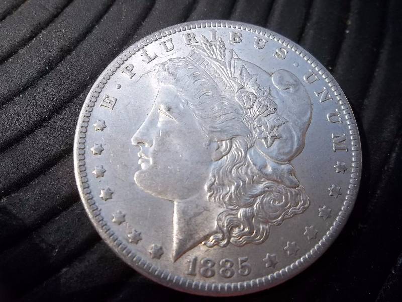 1885 Morgan Silver Dollar AU-BU