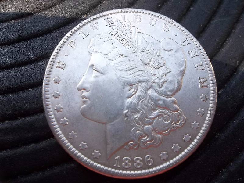 1886 Morgan Silver Dollar BU