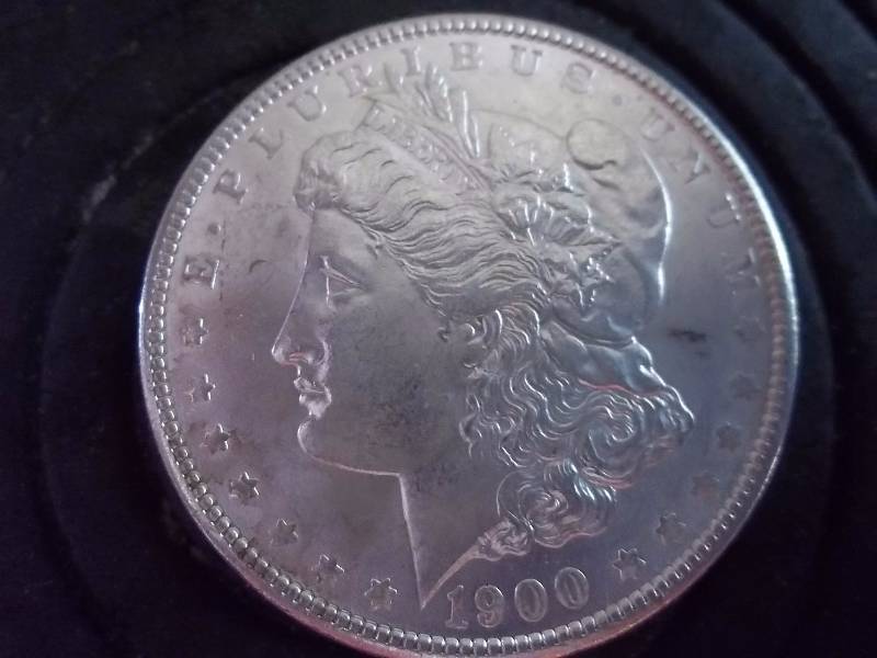 1900 Morgan Silver  Dollar AU-BU