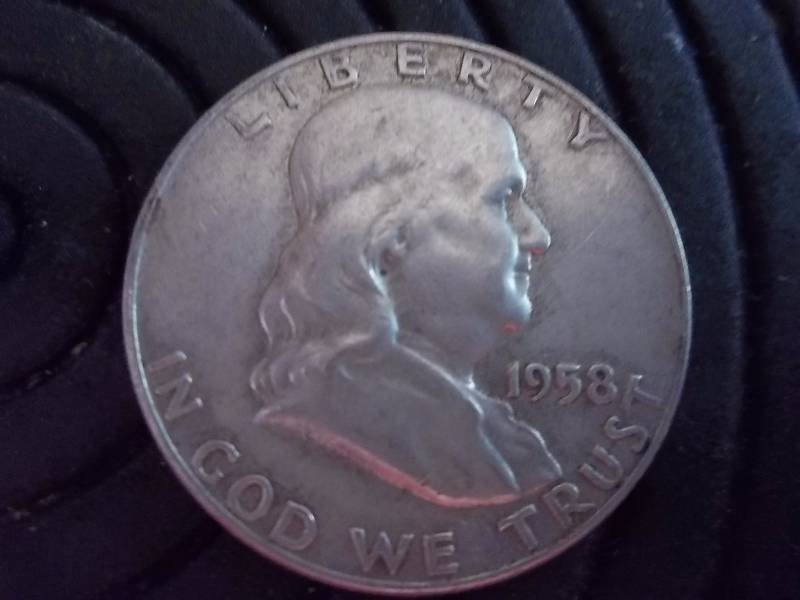 1958 D Franklin Half