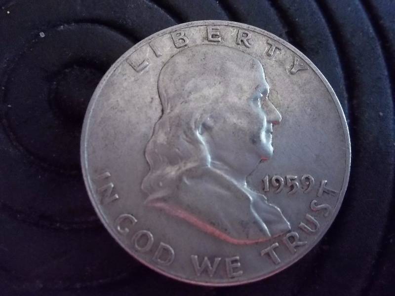 1959 D Franklin Half