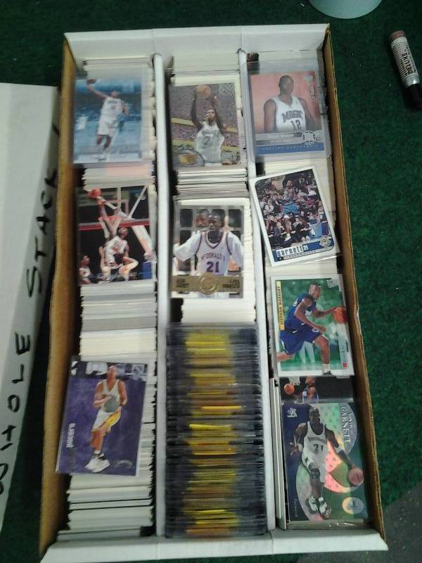 3000 Basketball Cards (Various Brands-K.G., Rookies, Stars, Commons)