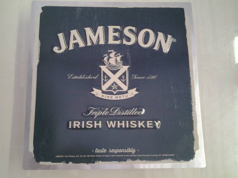 16x16 Jameson Tin Sign