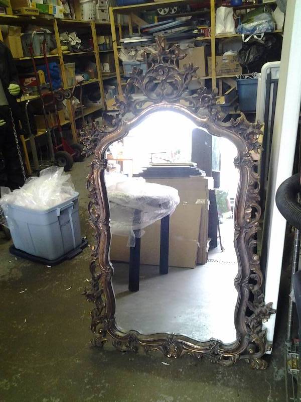 Large Vintage Fancy Mirror 56x32