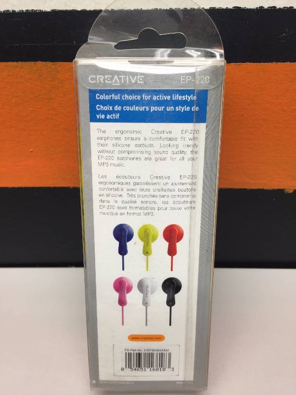 CREATIVE STEREO MUSIC EAR PHONES EP-220