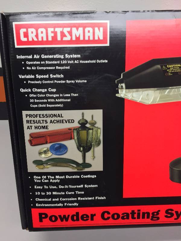 CRAFTSMAN POWDER COATING SYSTEM