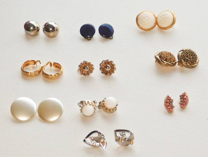 10 pair earrings