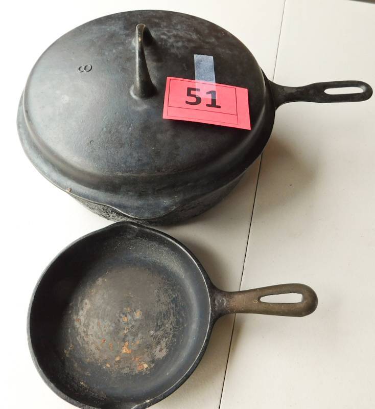 Griswold covered chicken pan
