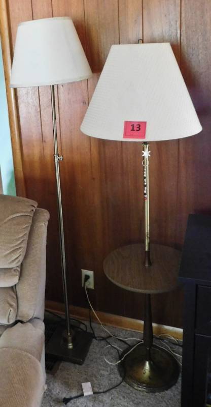 pair of floor lamps