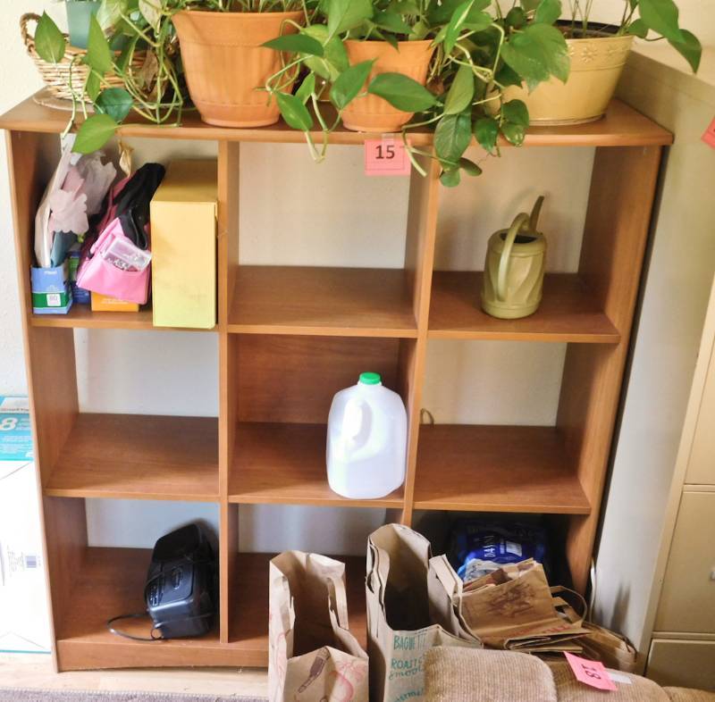 cubicle style storage unit