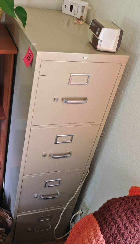 4 drawer metal file cabinet