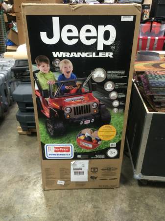 lot 9 image: New Fisher-Price Power Wheels 12V Jeep Wrangler