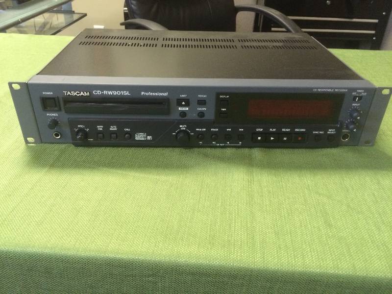 lot 34 image: TASCAM CD-RW901SL Professional CD Recorder wBalanced IO
