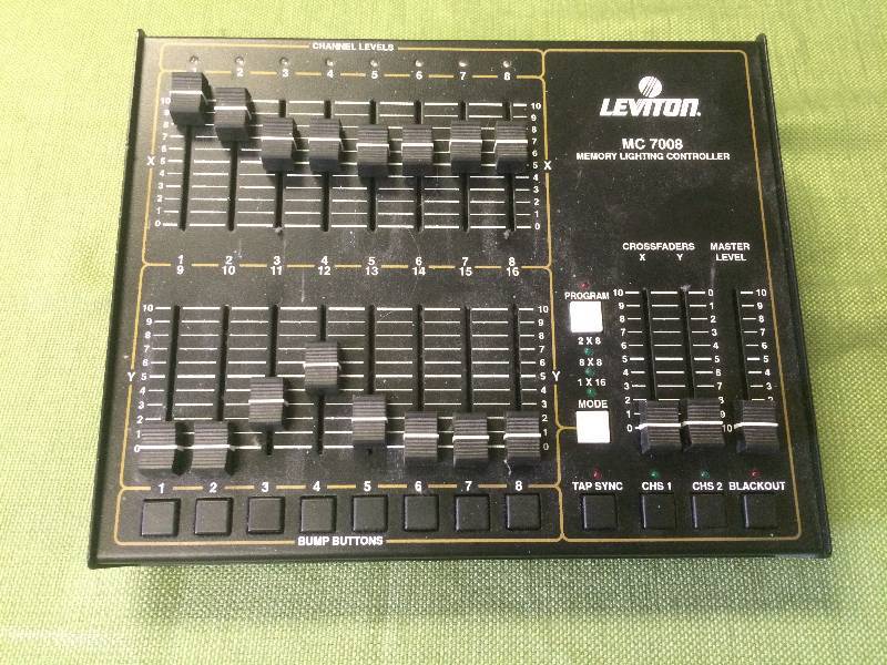 lot 42 image: NSI  Leviton MC7008 8-16 Channel Digital Controller (120VAC)