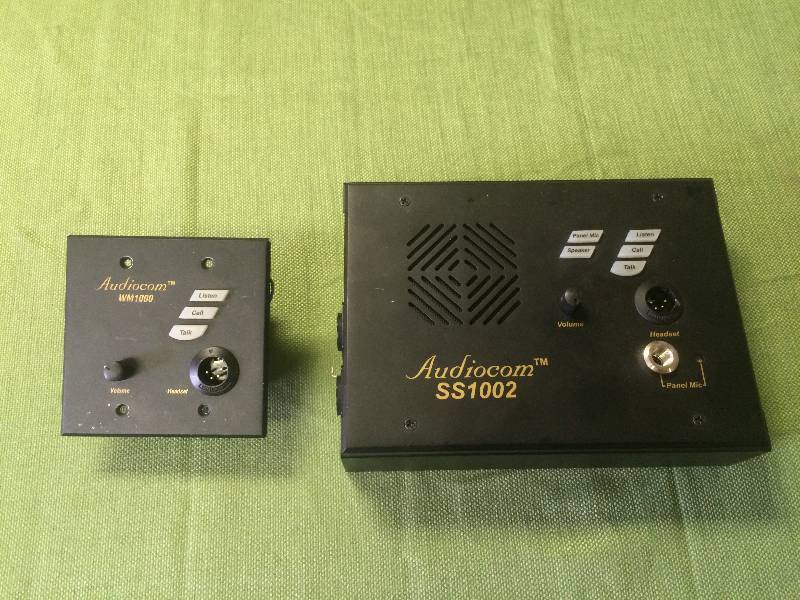 lot 50 image: Telex SS-1002 - Single-Channel Intercom Speaker Station and Telex WM-1000 Audiocom Single-Channel Wall Mount Intercom Station