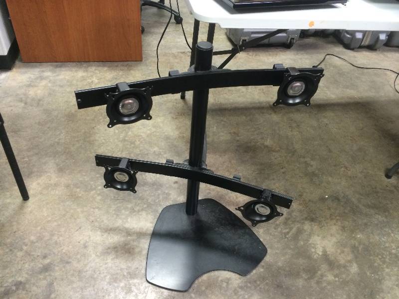 lot 61 image: TVMonitor Mounts for 4 Screens