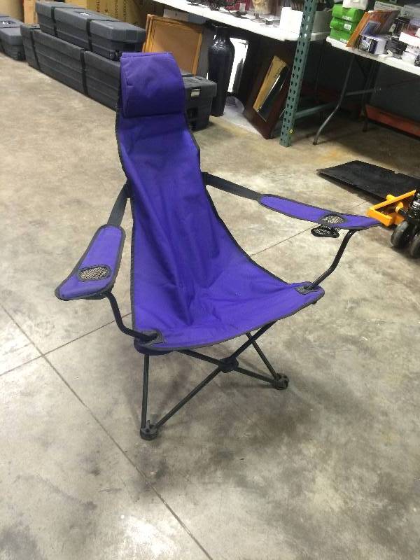 lot 92 image: Purple Camping Chair