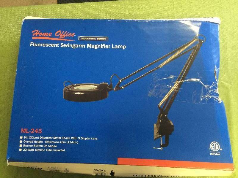 lot 111 image: New Fluorescent Swingarm Magnifier Lamp