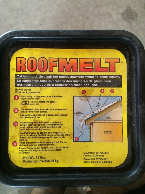 lot 78 image: Roof Melt pucks - 2 almost full buckets