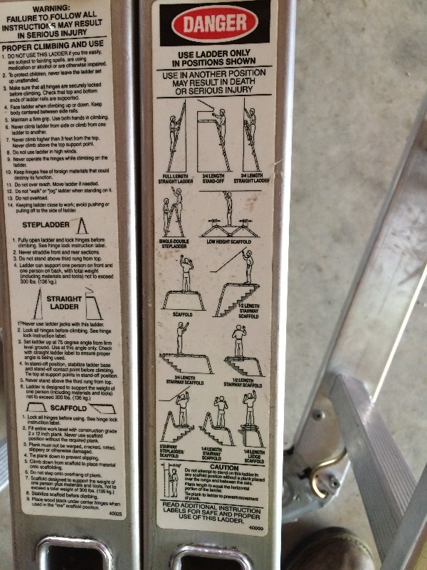 lot 80 image: Krause Multi Matic Aluminum Ladder   good condition, lightly used
