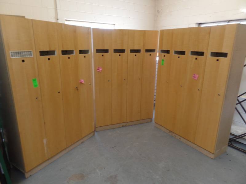 Wooden Locker Units